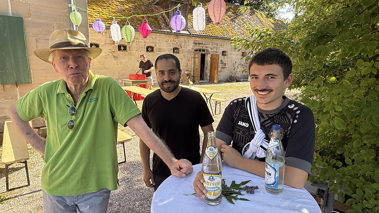 Biergarten in der Mühle